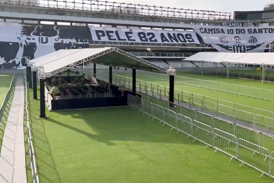 Velório do Rei Pelé · Vila Belmiro