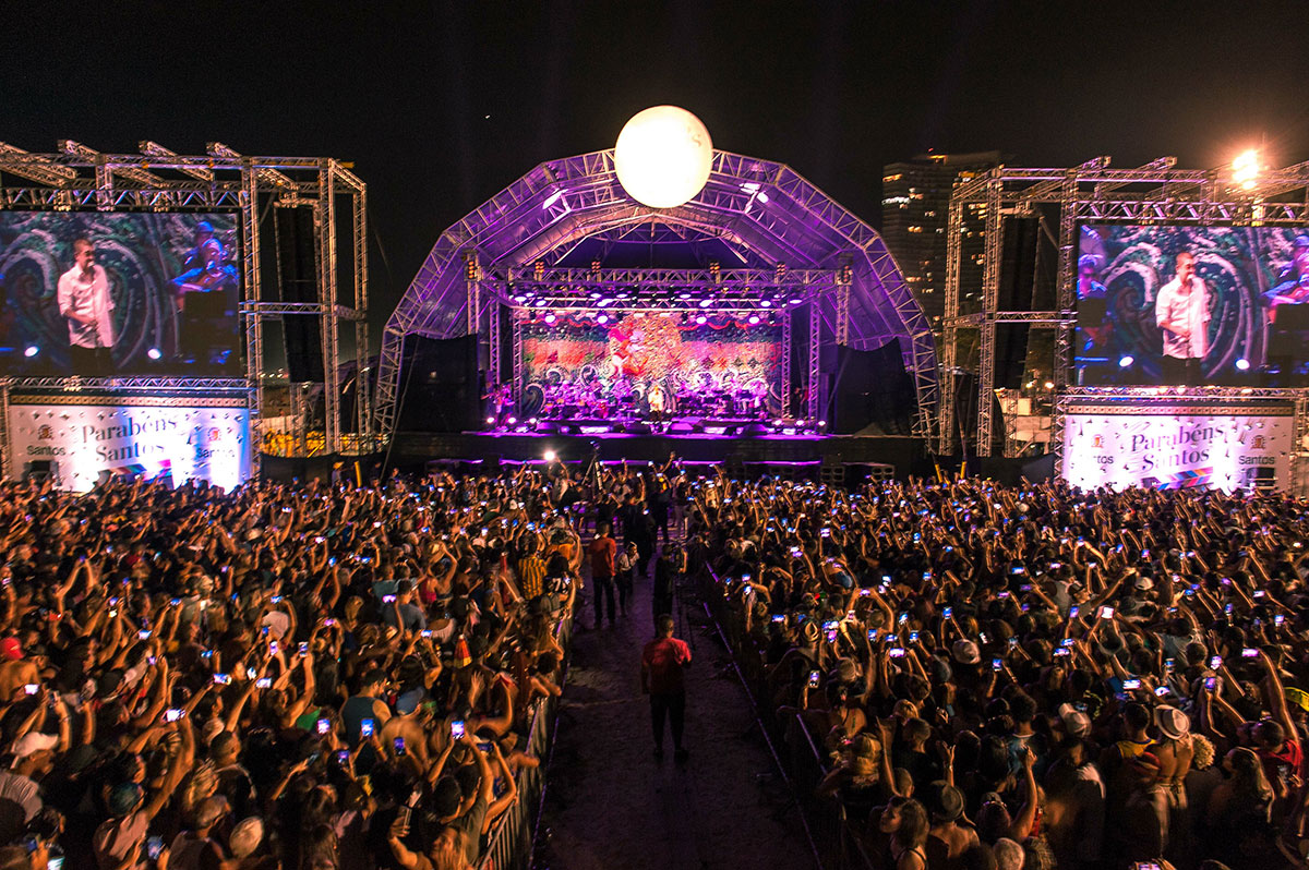 Show de Aniversário da cidade de Santos 2020