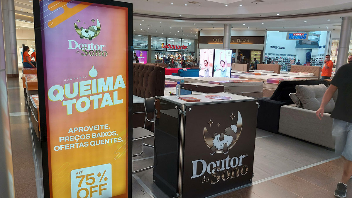 Estande Doutor do Sono Litoral Plaza Shopping 2021
