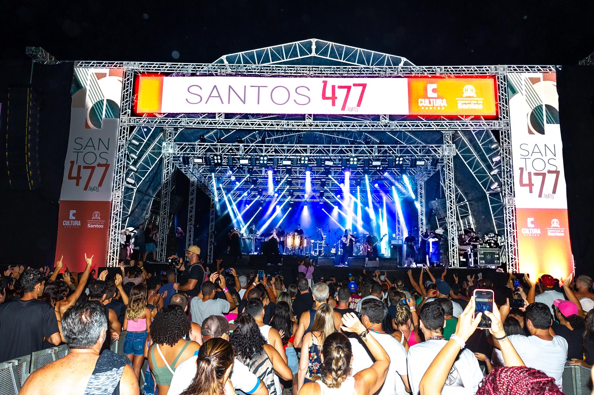 Estrutura da CAPE levou magia ao Centro de Santos em 2021
